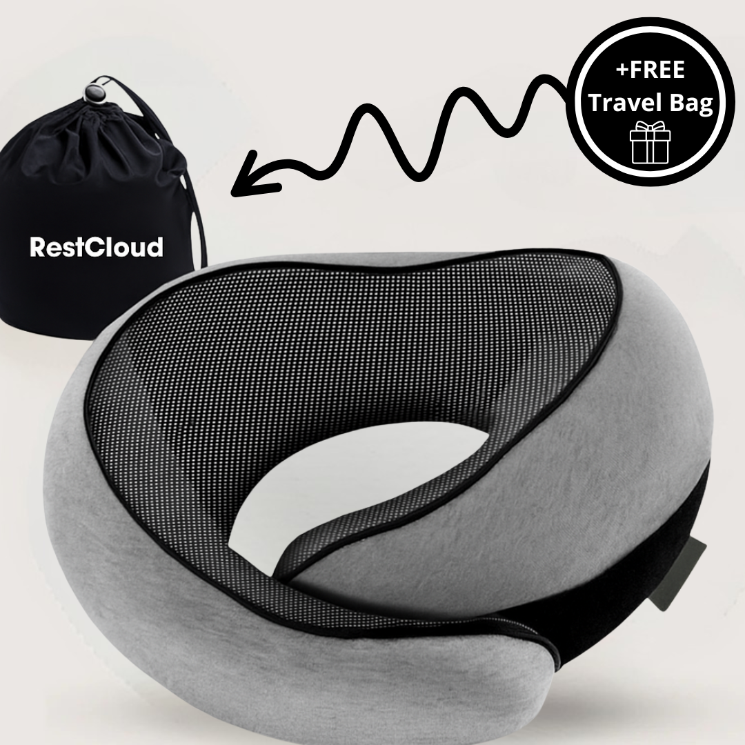 RestCloud’s™ Ergonomic Travel Pillow