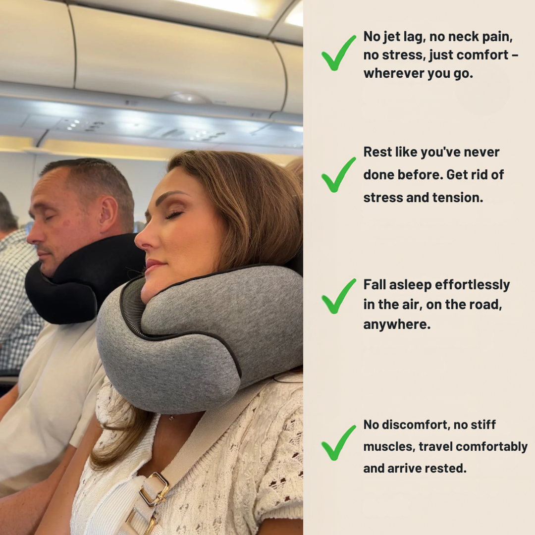 RestCloud’s™ Ergonomic Travel Pillow
