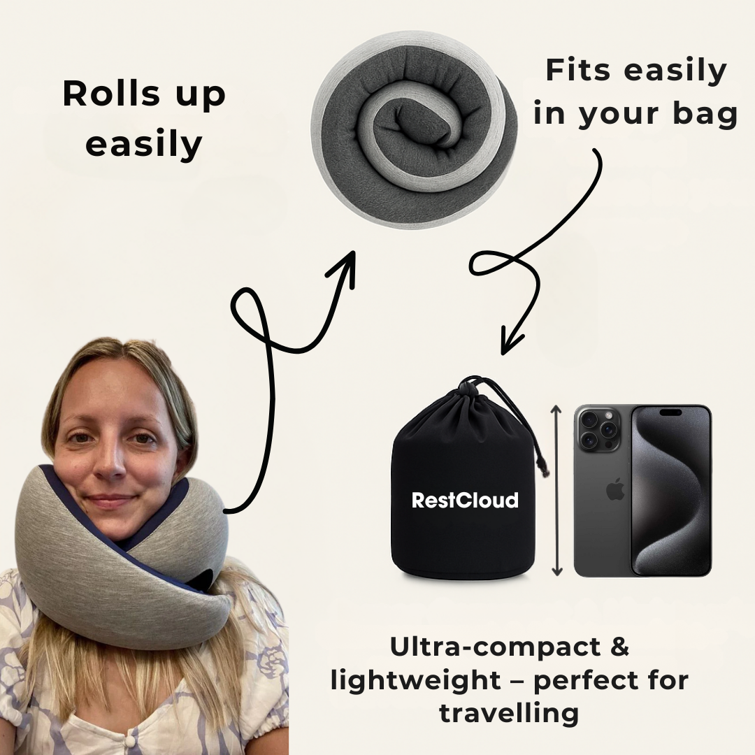 RestCloud’s™ Ergonomic Travel Pillow